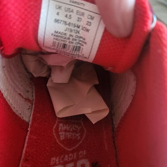 K- Swiss Angry Birds Red 10 Years Collector's Kids Boys Girls Sneakers - Picture 5 of 5